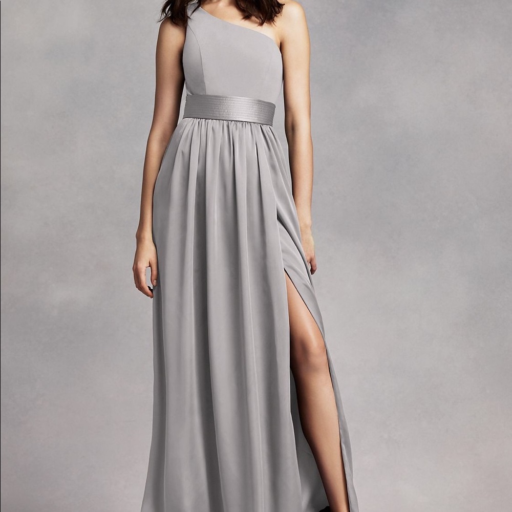 Vera Wang White Mercury Bridesmaid Dress
